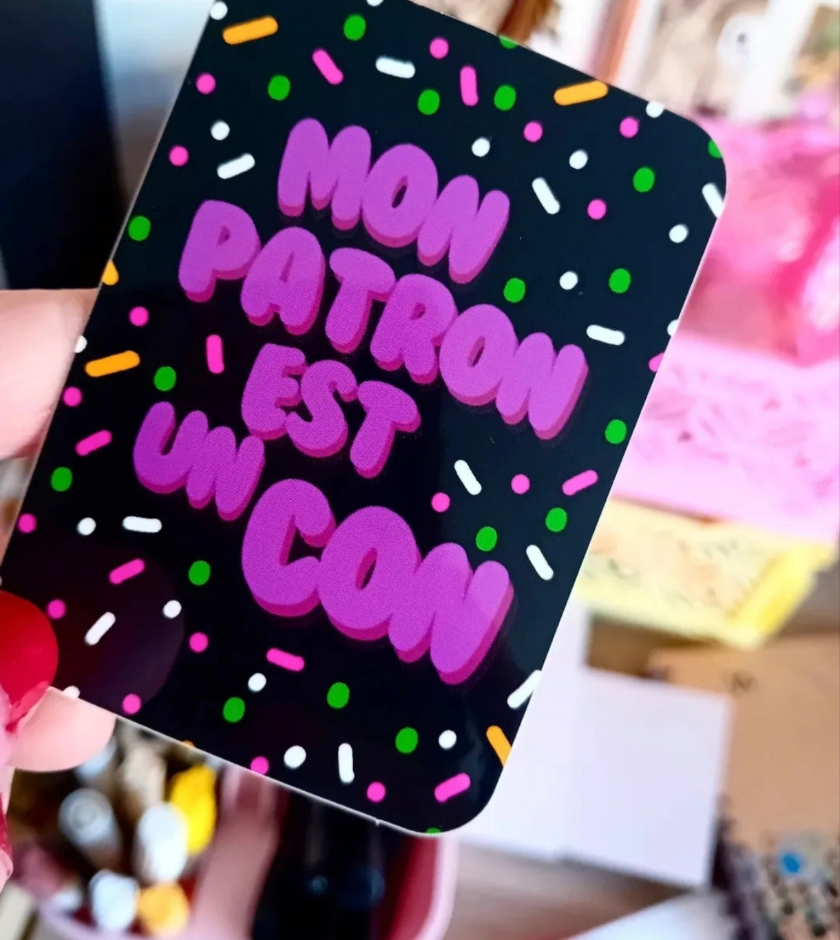 STICKER PATRON