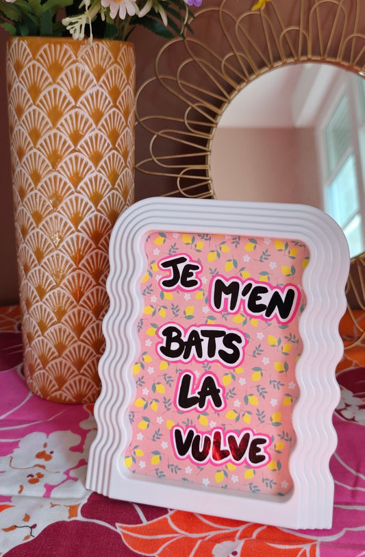 JE M'EN BATS LA VULVE