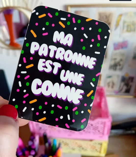 STICKER PATRONNE